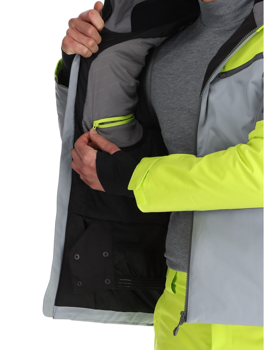 Sun Valley, Draggo chaqueta de esquí hombres Acier gris 