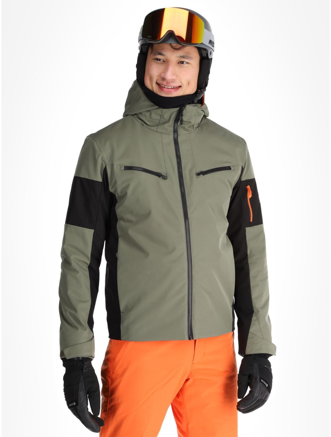 Sun Valley, Draggo chaqueta de esquí hombres Kaki verde 