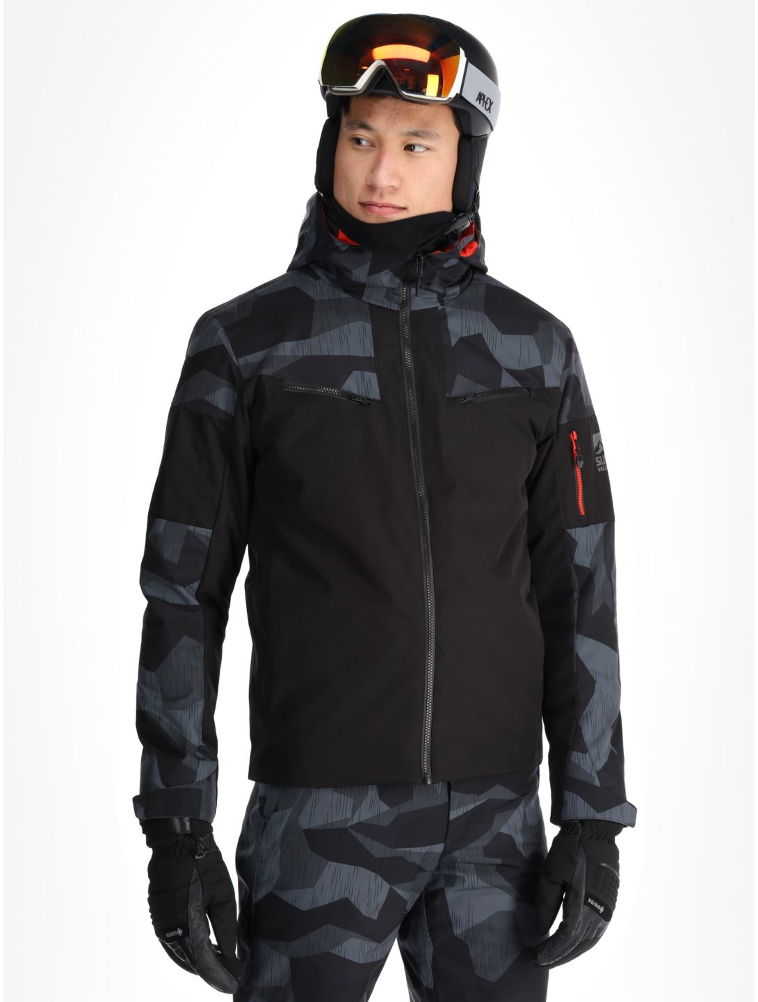 Sun Valley, Draggo chaqueta de esquí hombres Noir negro 