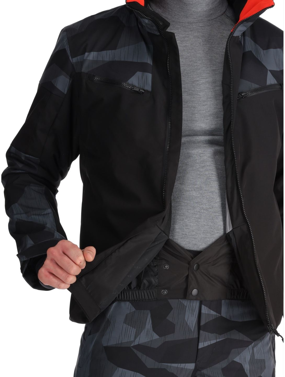 Sun Valley, Draggo chaqueta de esquí hombres Noir negro 