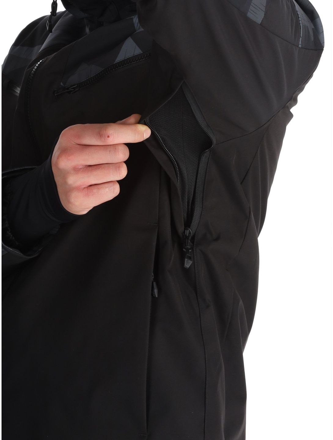 Sun Valley, Draggo chaqueta de esquí hombres Noir negro 