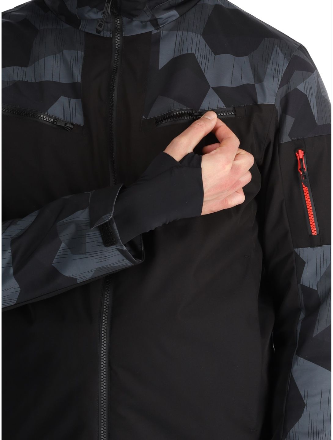 Sun Valley, Draggo chaqueta de esquí hombres Noir negro 