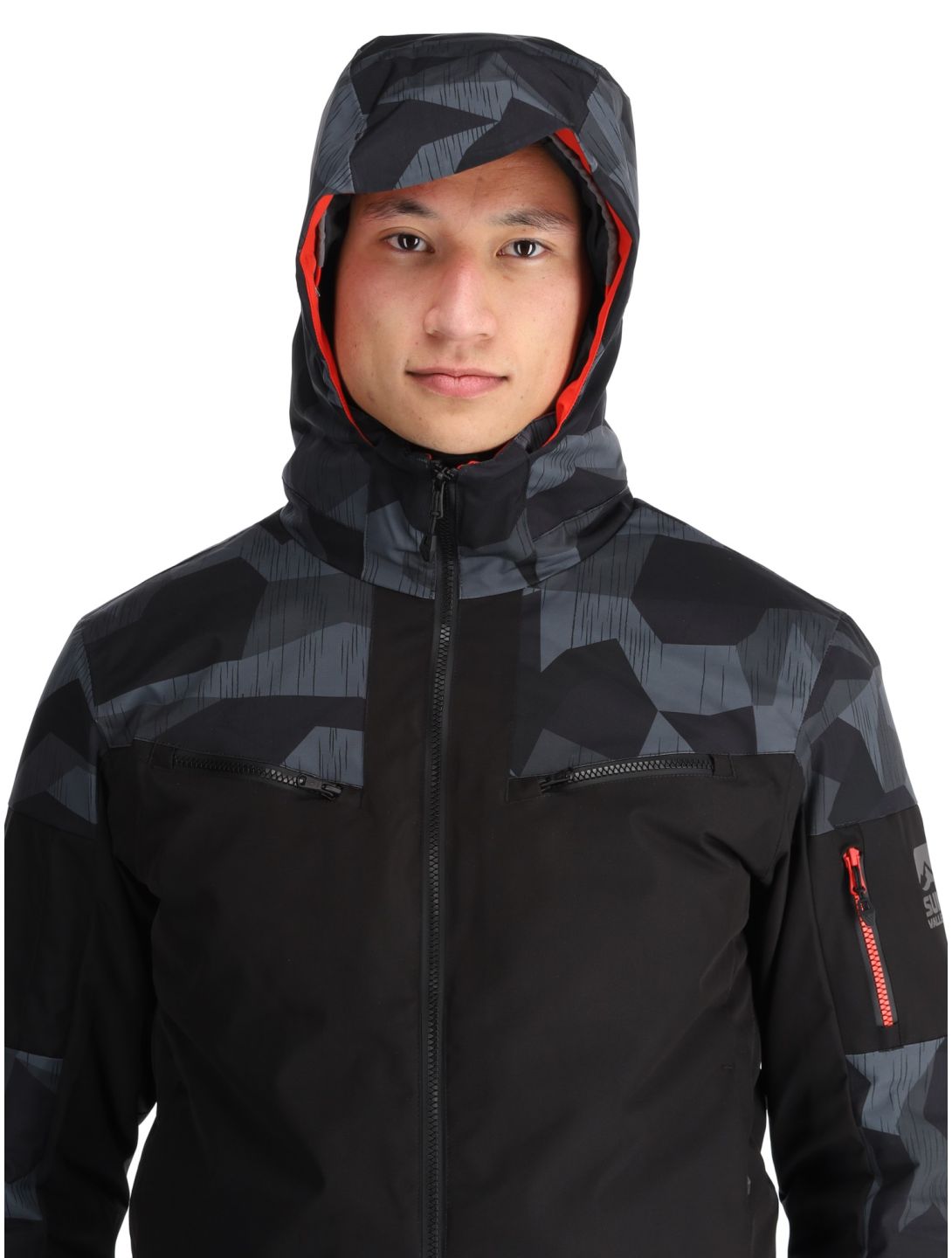 Sun Valley, Draggo chaqueta de esquí hombres Noir negro 