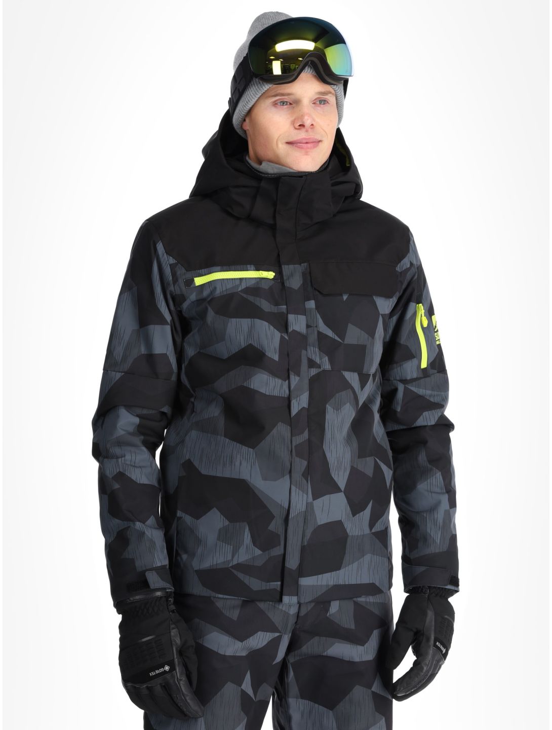 Sun Valley, Drayer chaqueta de esquí hombres Noir negro 