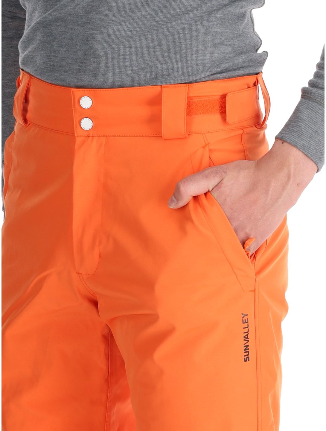 Sun Valley, Folks pantalones de esquí hombres Orange naranja 