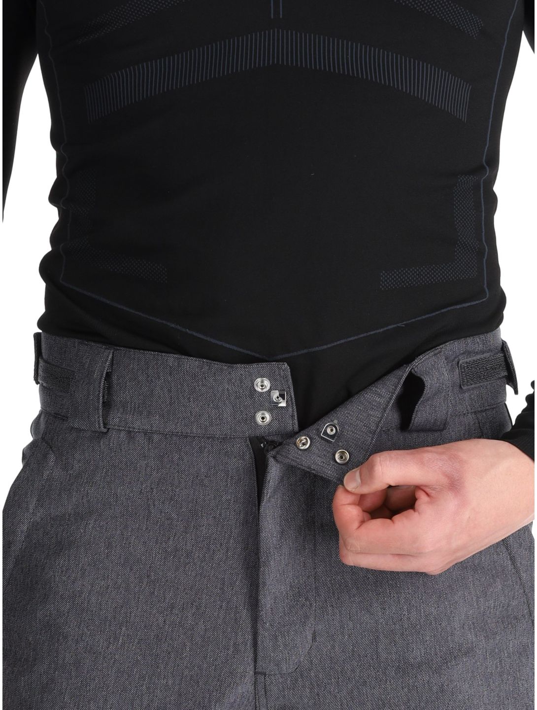 Sun Valley, Friend pantalones de esquí hombres Noir Denim negro 