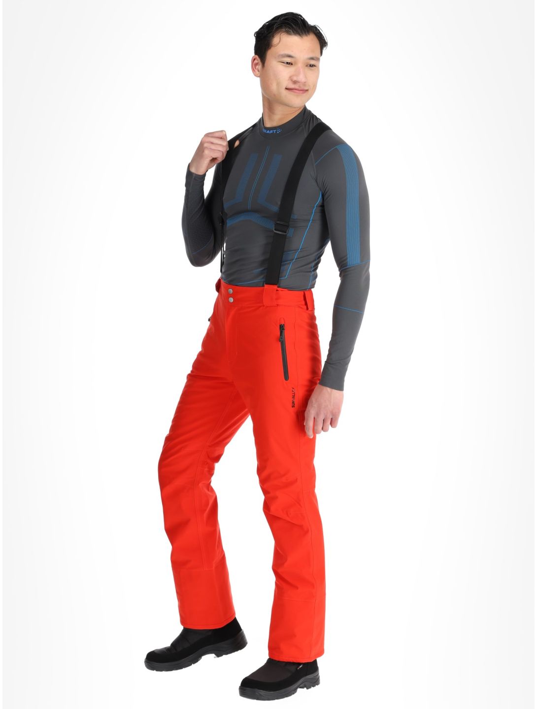 Sun Valley, Fuza pantalones de esquí hombres Rouge rojo 