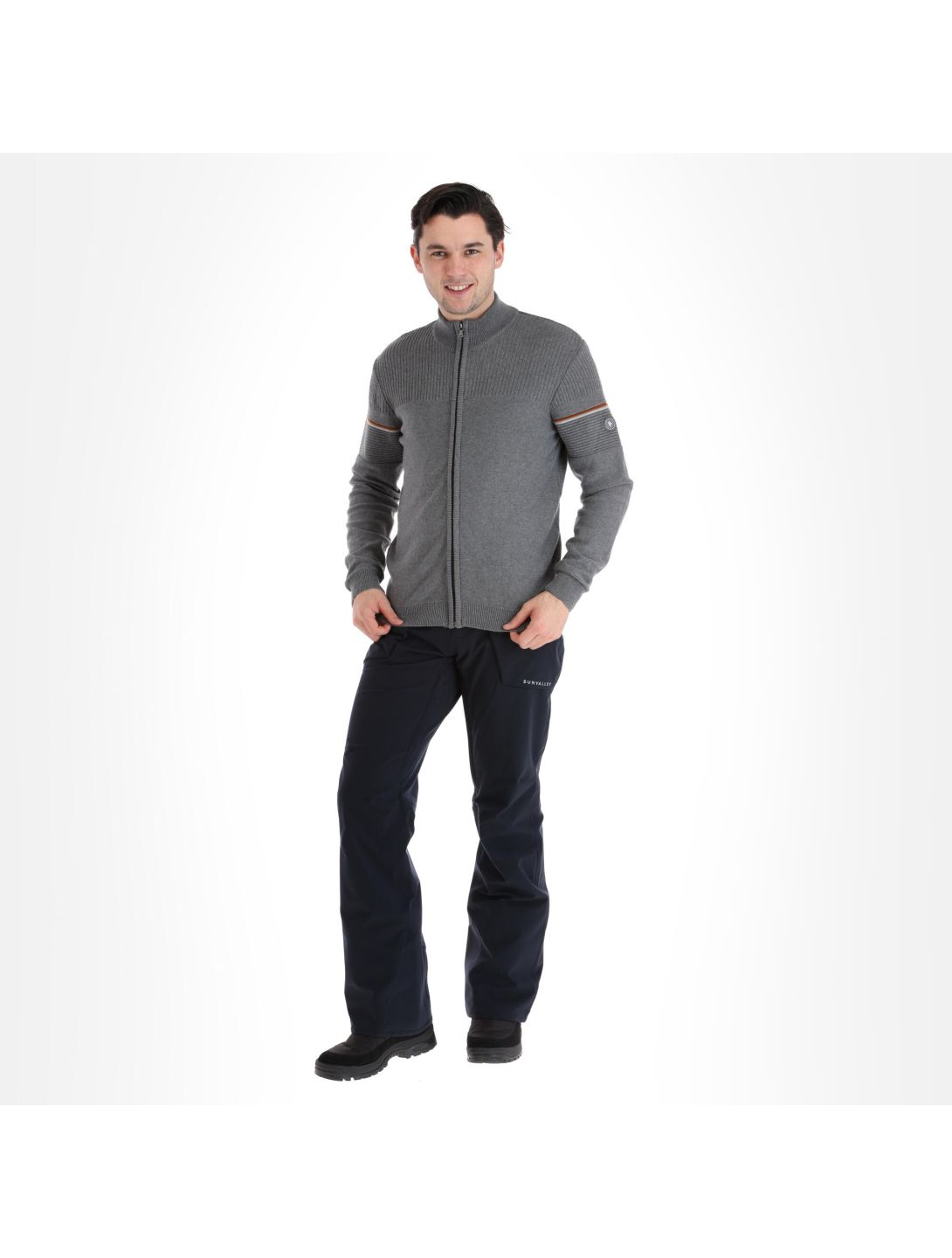 Sun Valley, Hampton chaleco hombres anthracite gris 