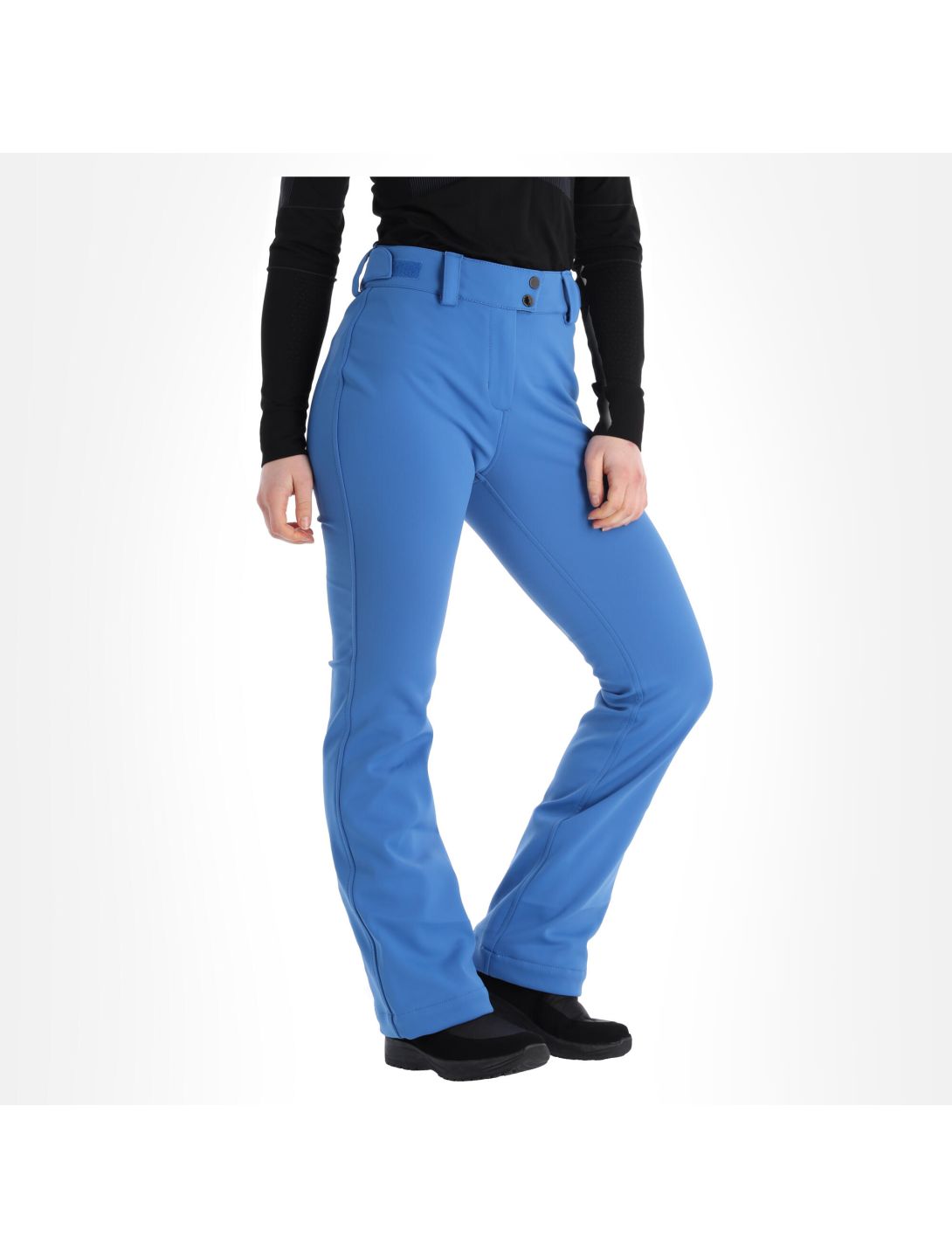 Sun Valley, Irimo pantalones de esquí softshell mujeres cyan azul 