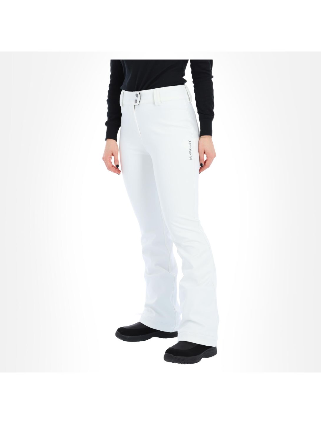 Sun Valley, Ixora pantalones de esquí softshell mujeres blanco