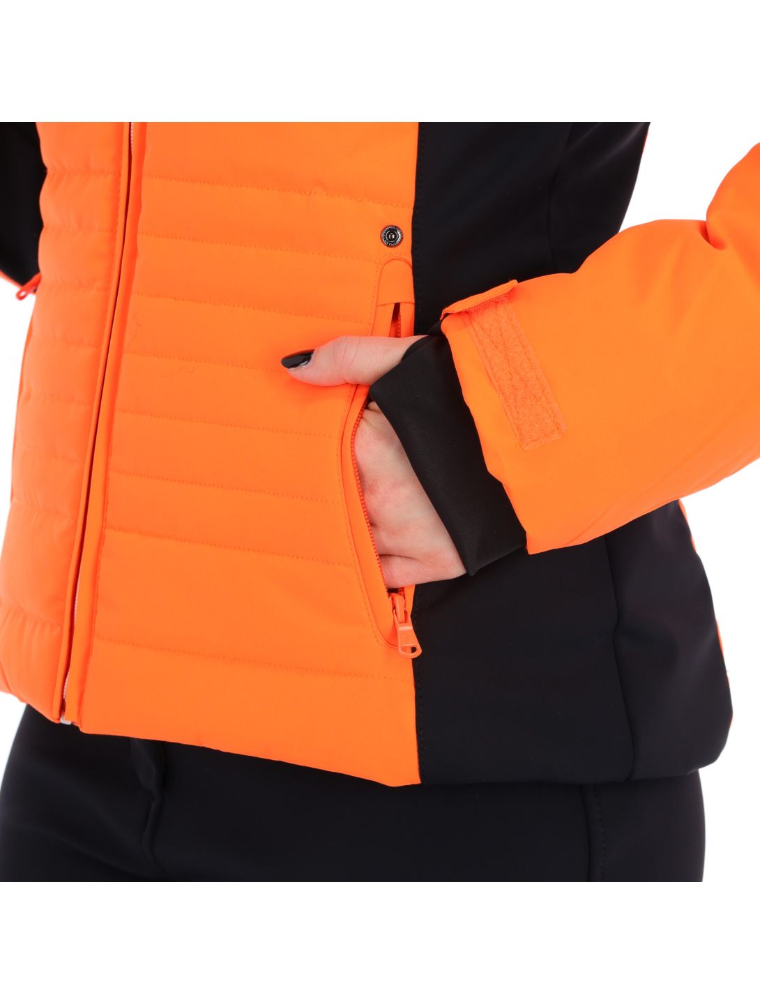 Sun Valley, Kelp chaqueta de esquí mujeres neon naranja