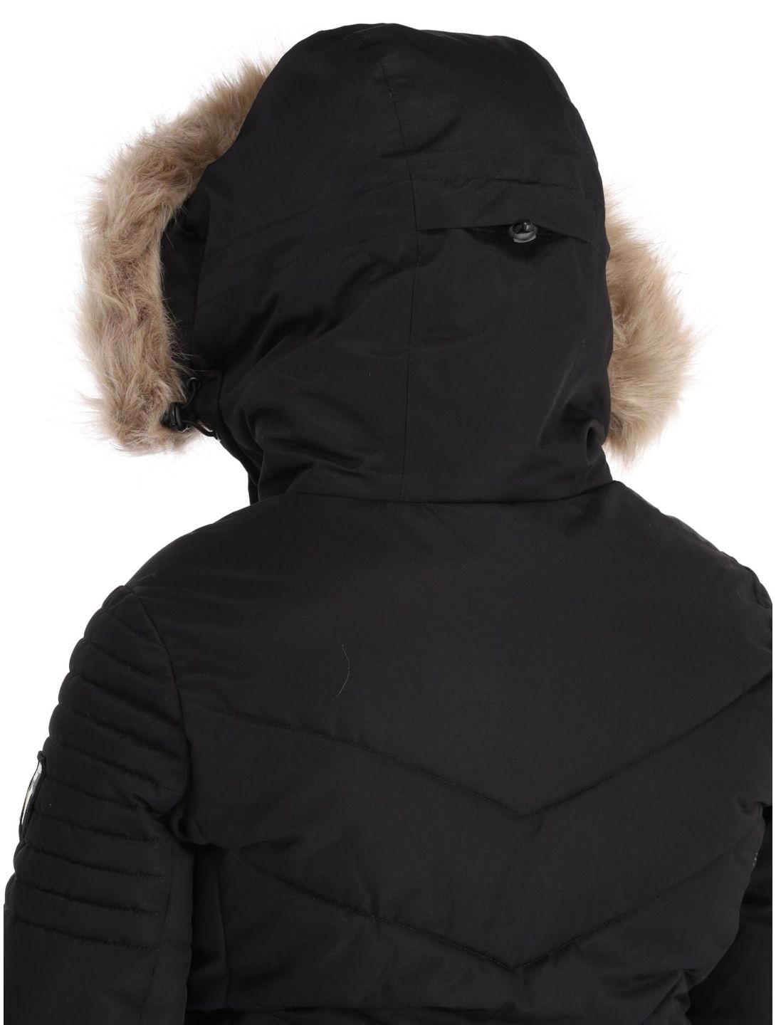 Superdry, Ski Luxe Puffer chaqueta de esquí mujeres Black negro 