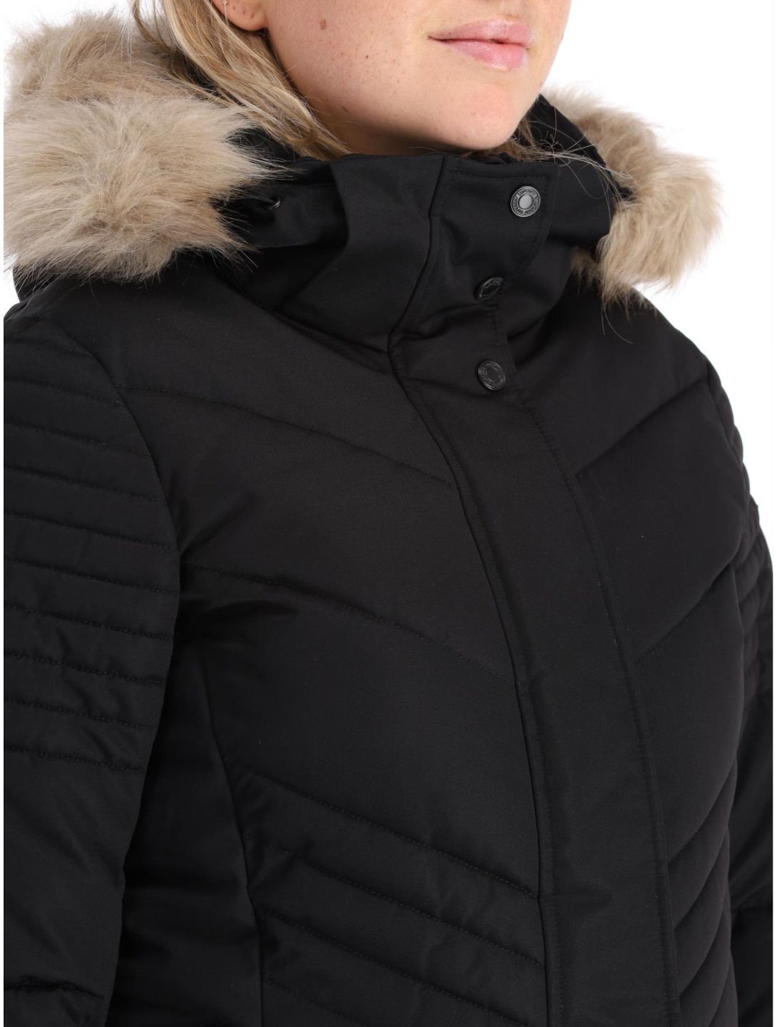 Superdry, Ski Luxe Puffer chaqueta de esquí mujeres Black negro 