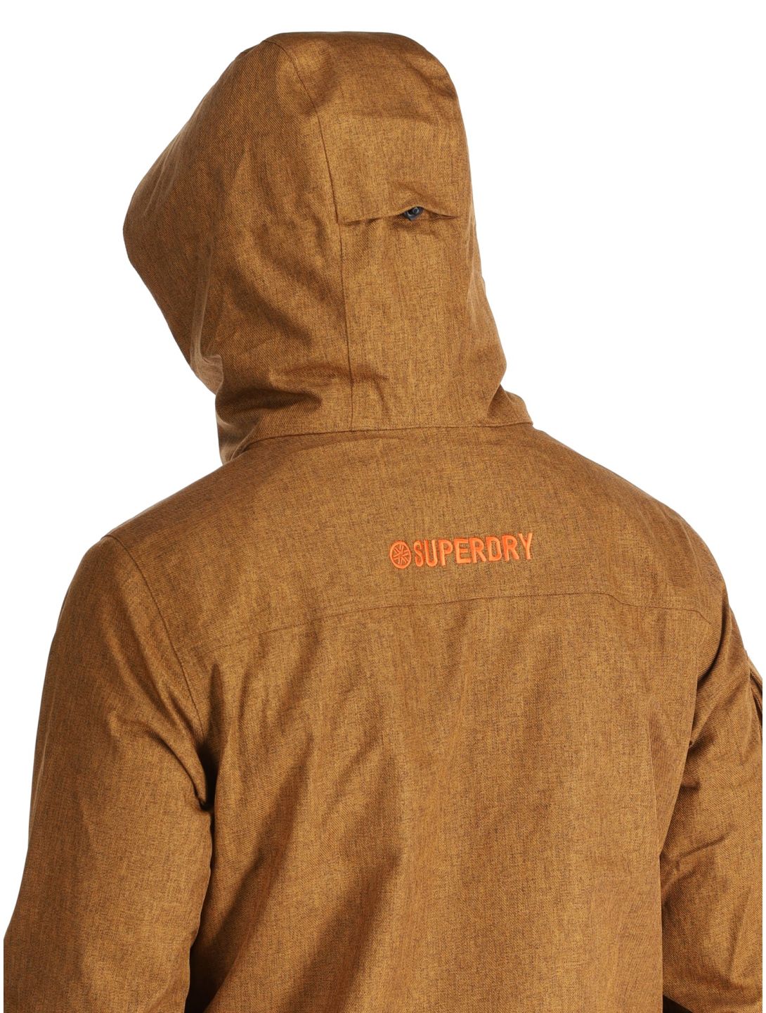 Superdry, Ski Peak Rescue chaqueta de esquí hombres Tobacco Brown Marl marrón 