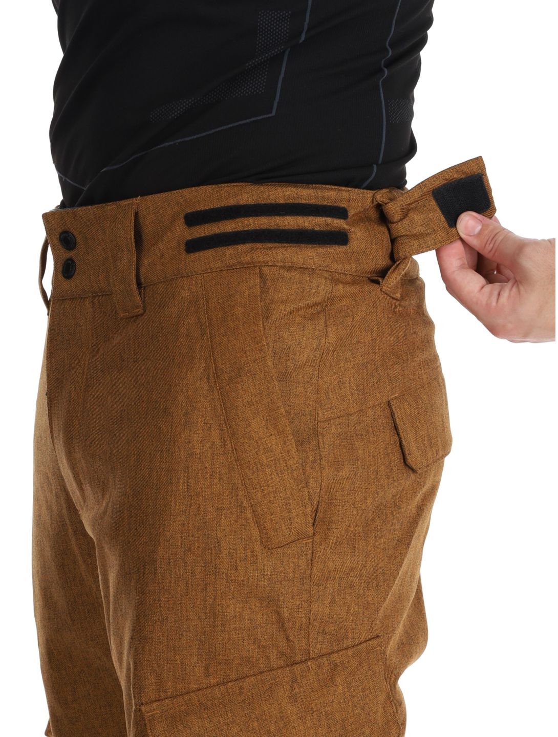 Superdry, Ski Peak Rescue pantalones de esquí hombres Tobacco Brown Marl marrón 