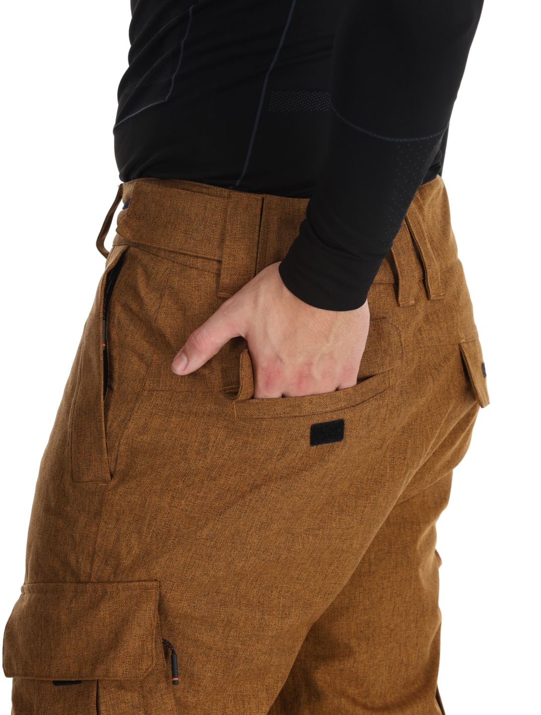 Superdry, Ski Peak Rescue pantalones de esquí hombres Tobacco Brown Marl marrón 