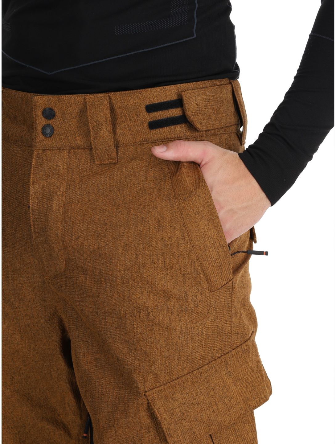 Superdry, Ski Peak Rescue pantalones de esquí hombres Tobacco Brown Marl marrón 