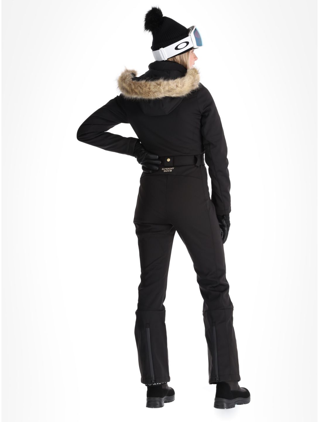 Superdry, Ski Suit ropa del mono mujeres Black negro 