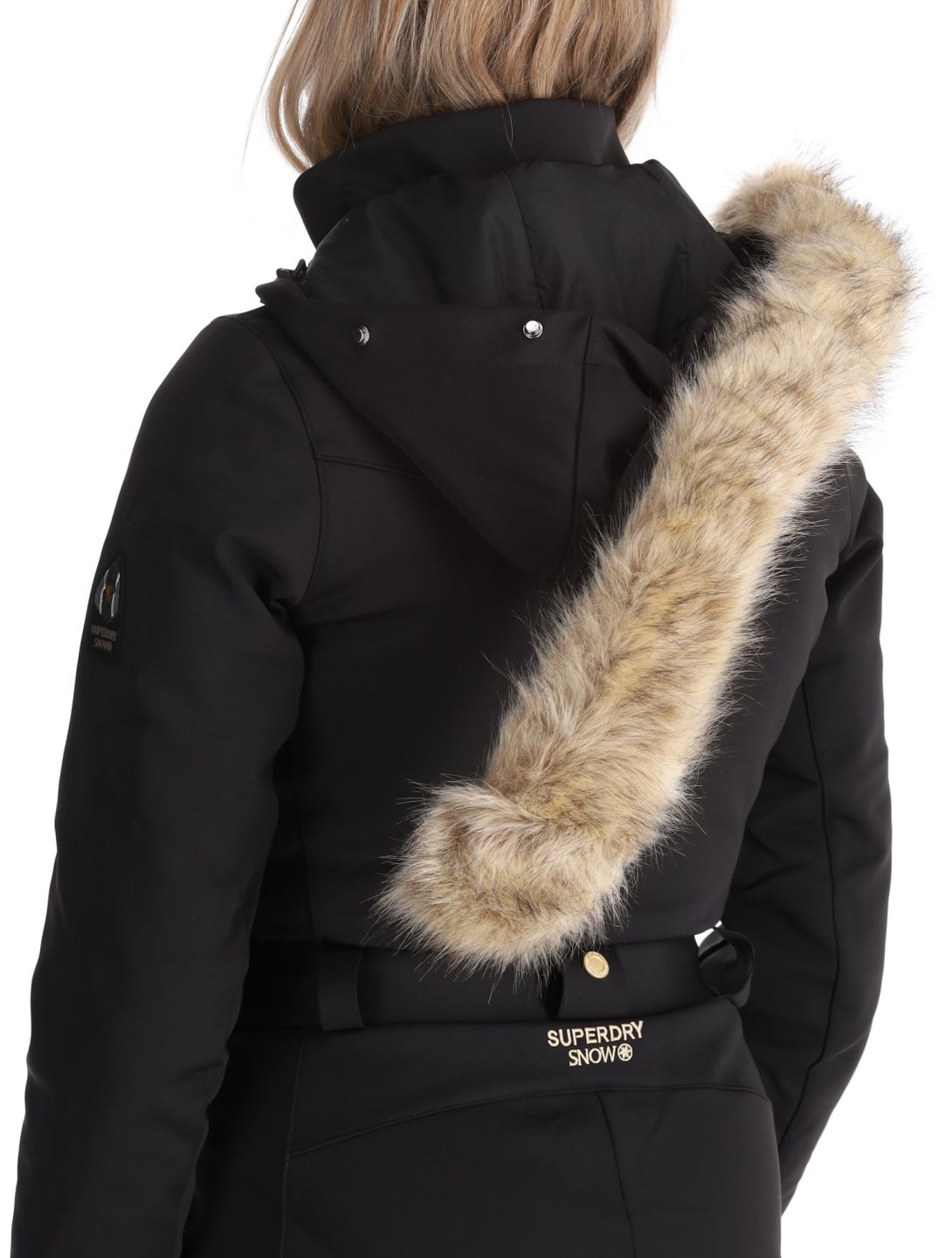 Superdry, Ski Suit ropa del mono mujeres Black negro 