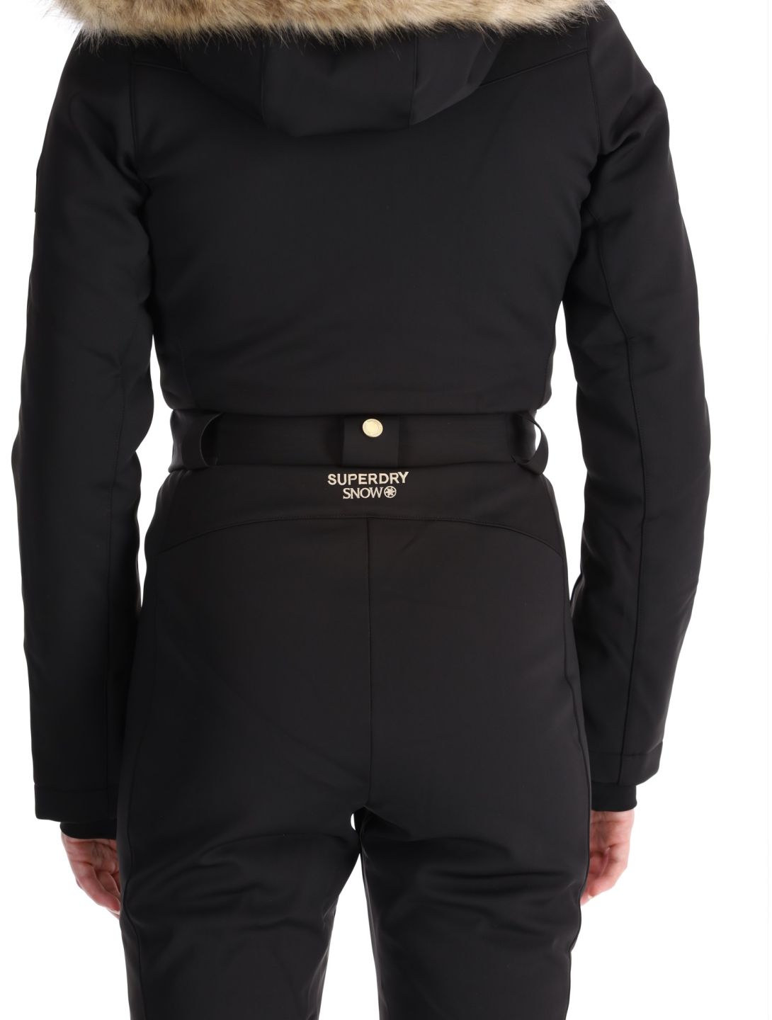 Superdry, Ski Suit ropa del mono mujeres Black negro 