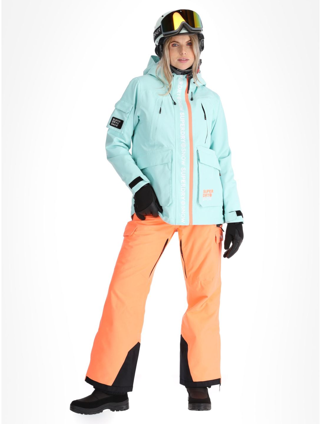 Superdry, Ski Ultimate Rescue chaqueta de esquí mujeres Cali Blue azul 