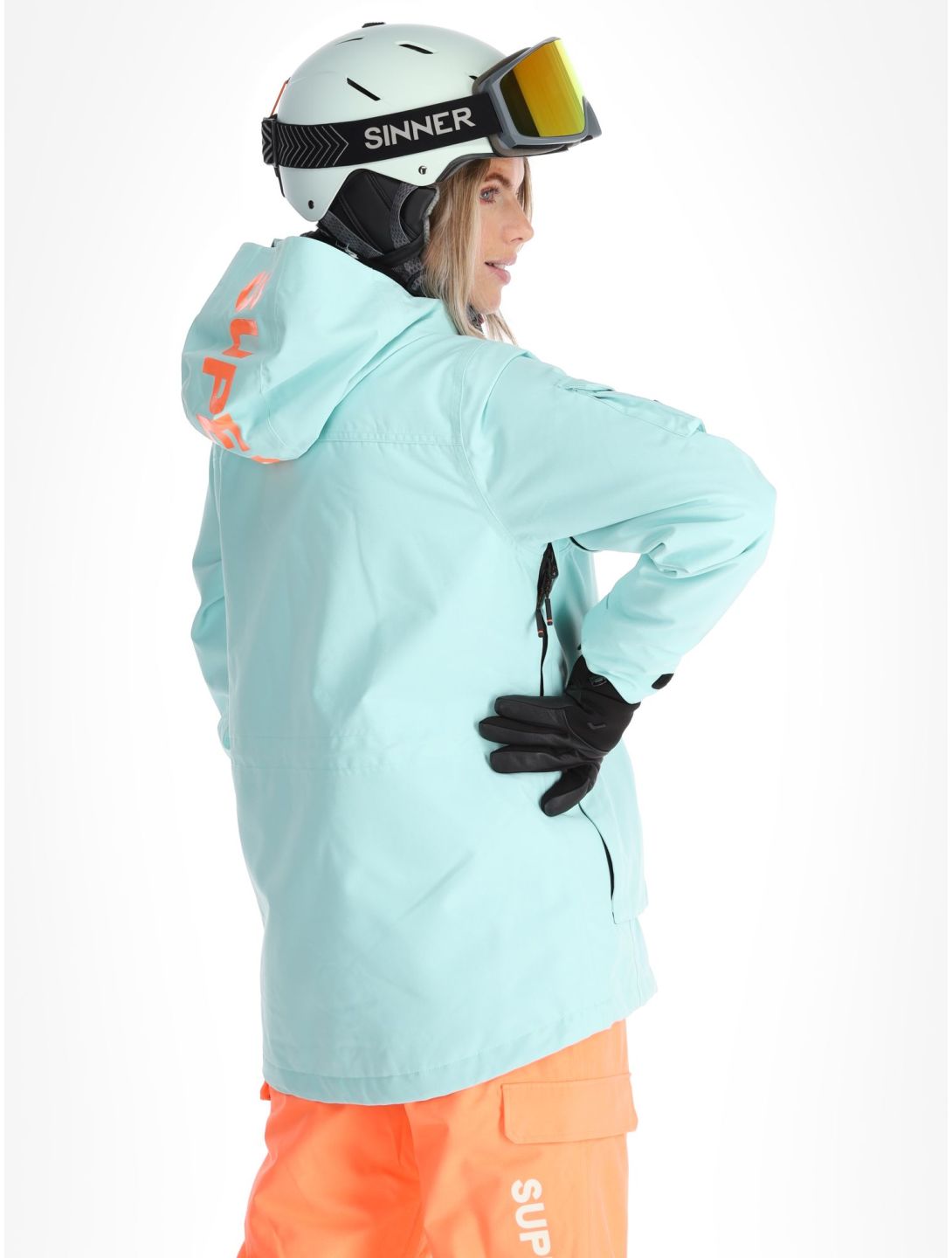 Superdry, Ski Ultimate Rescue chaqueta de esquí mujeres Cali Blue azul 