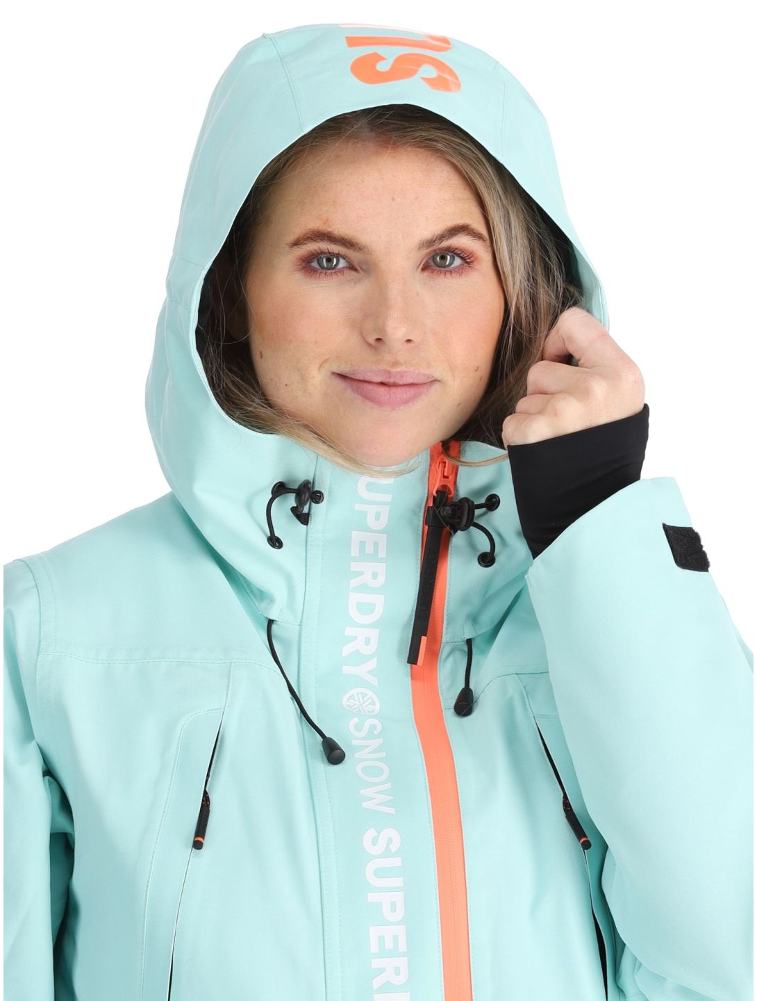 Superdry, Ski Ultimate Rescue chaqueta de esquí mujeres Cali Blue azul 