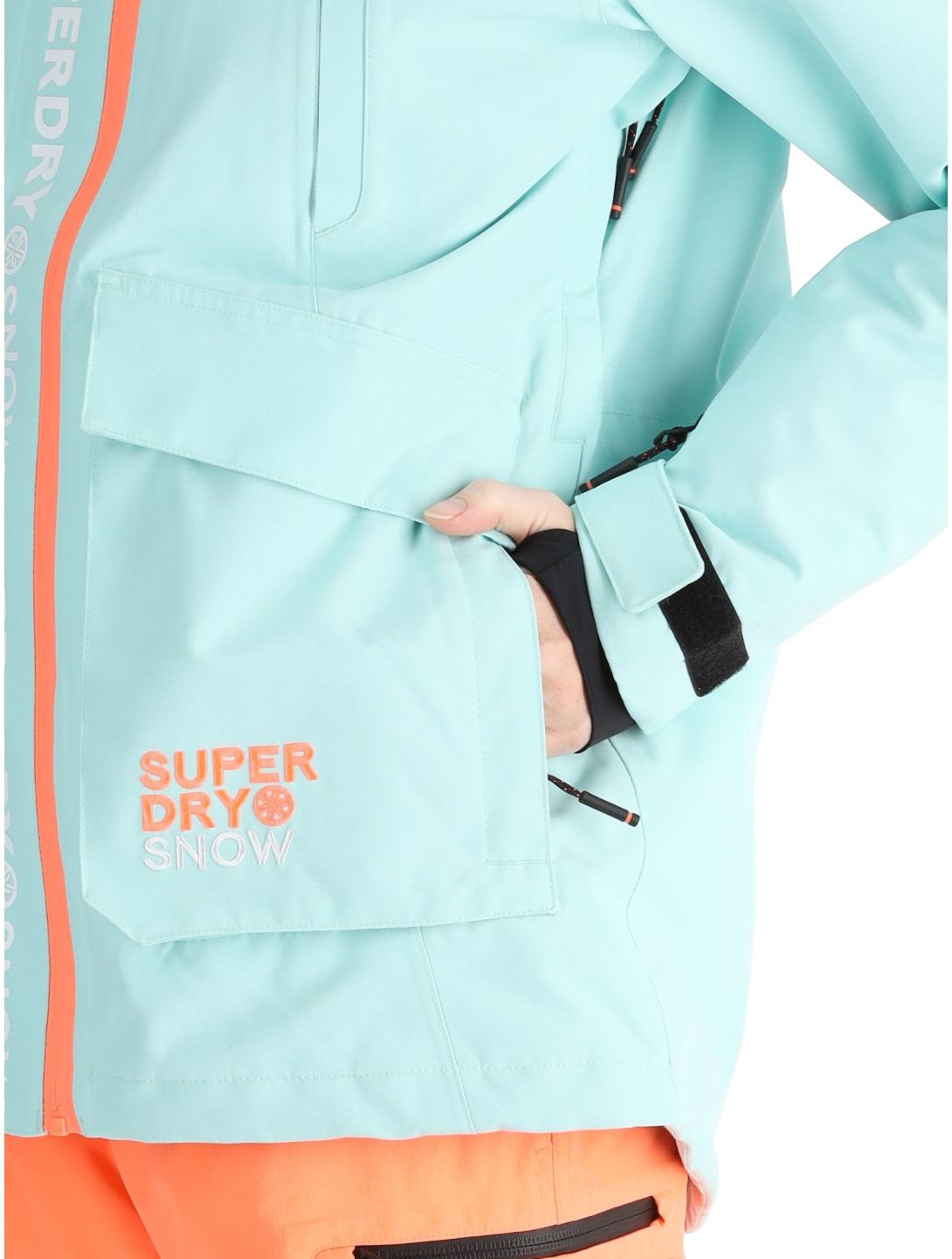 Superdry, Ski Ultimate Rescue chaqueta de esquí mujeres Cali Blue azul 