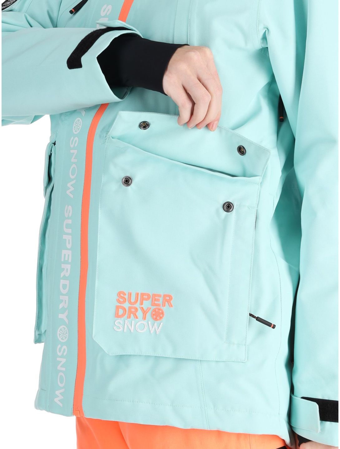 Superdry, Ski Ultimate Rescue chaqueta de esquí mujeres Cali Blue azul 