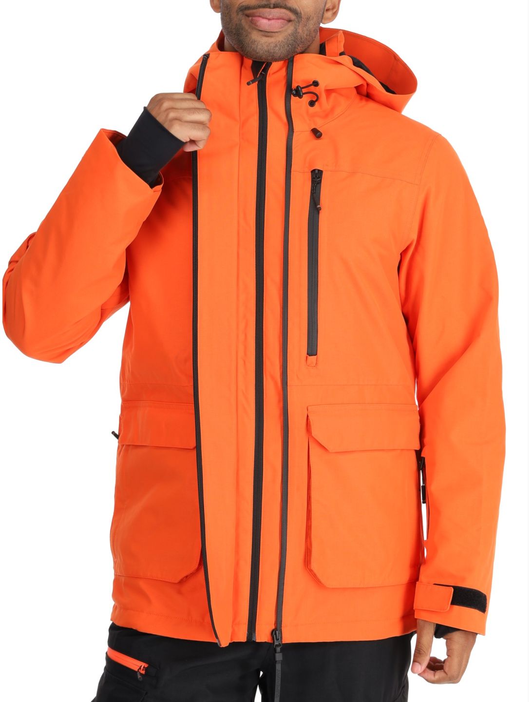 Superdry, Ski Ultimate Rescue chaqueta de esquí hombres Flame Orange naranja 