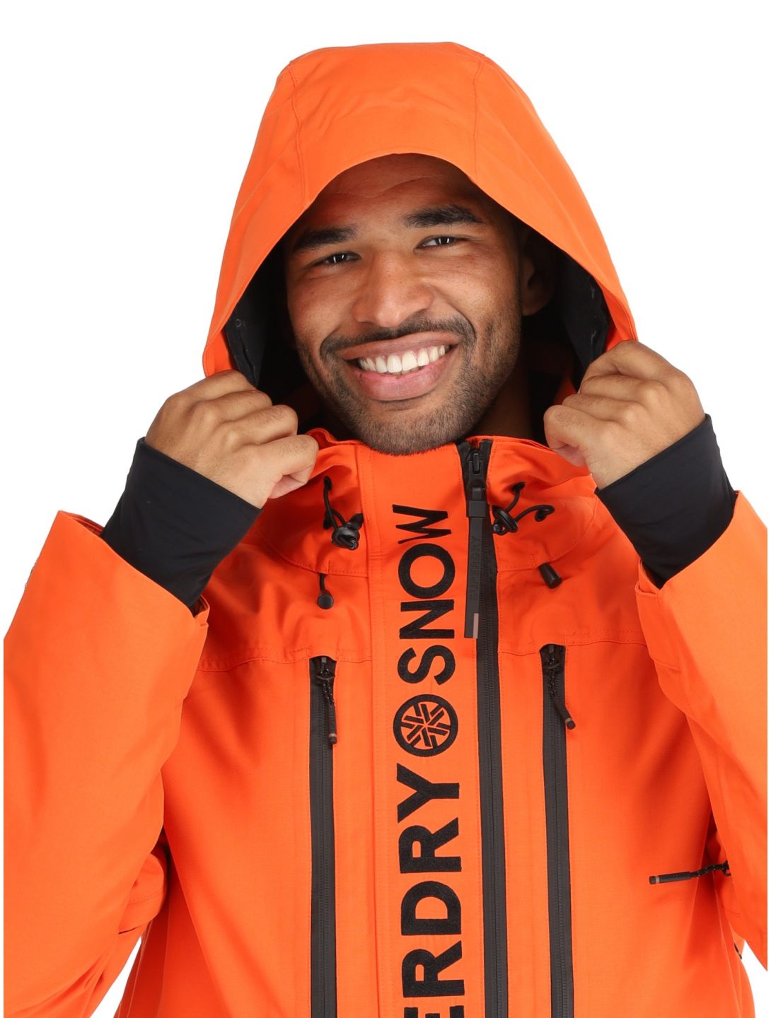 Superdry, Ski Ultimate Rescue chaqueta de esquí hombres Flame Orange naranja 