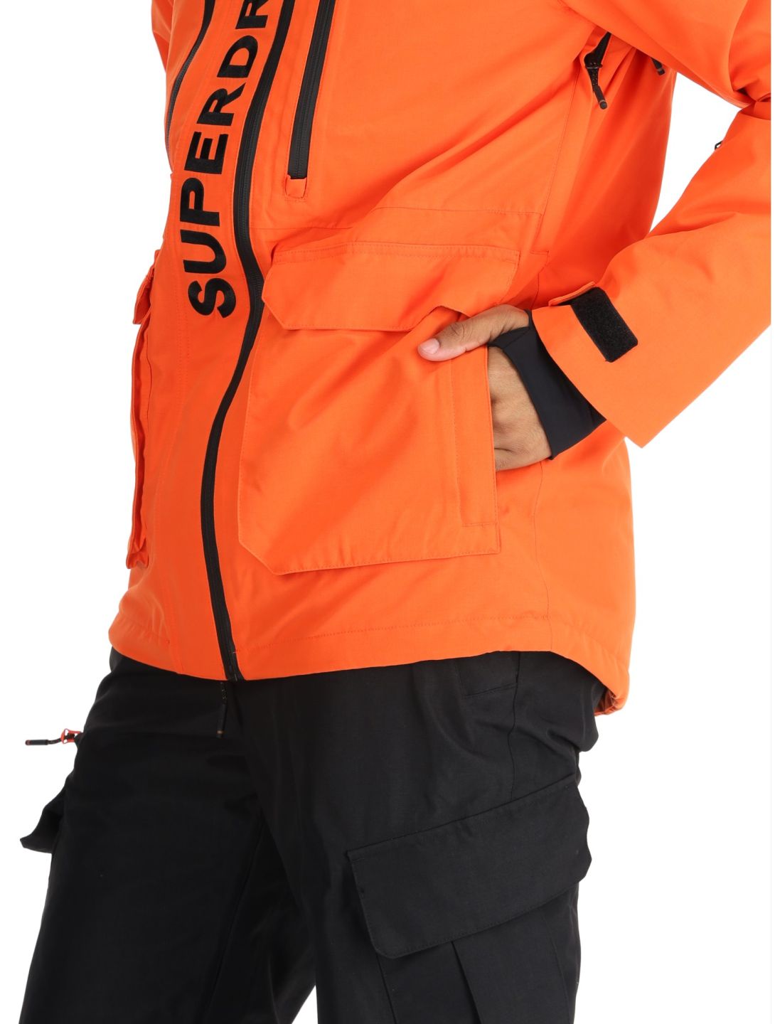 Superdry, Ski Ultimate Rescue chaqueta de esquí hombres Flame Orange naranja 