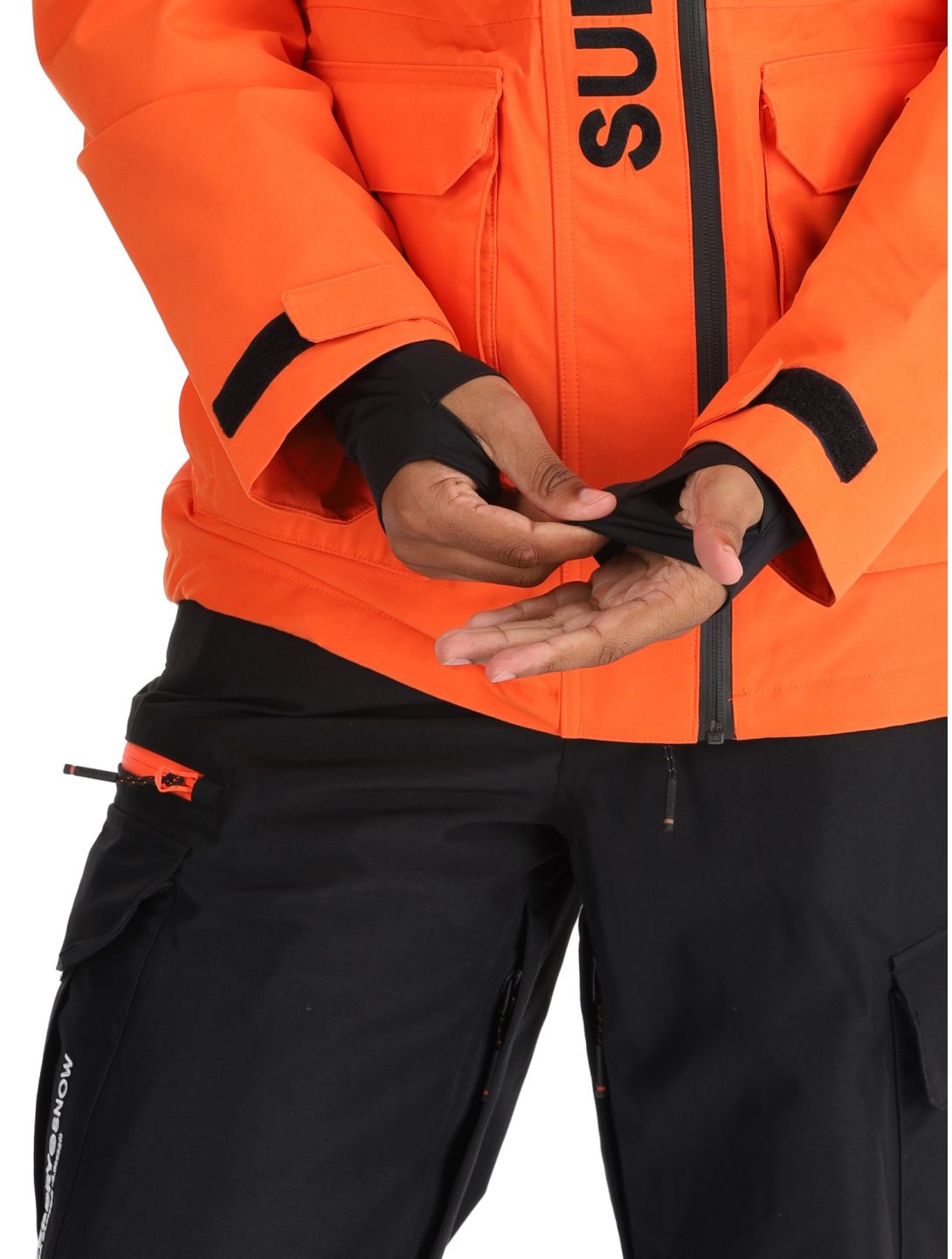 Superdry, Ski Ultimate Rescue chaqueta de esquí hombres Flame Orange naranja 