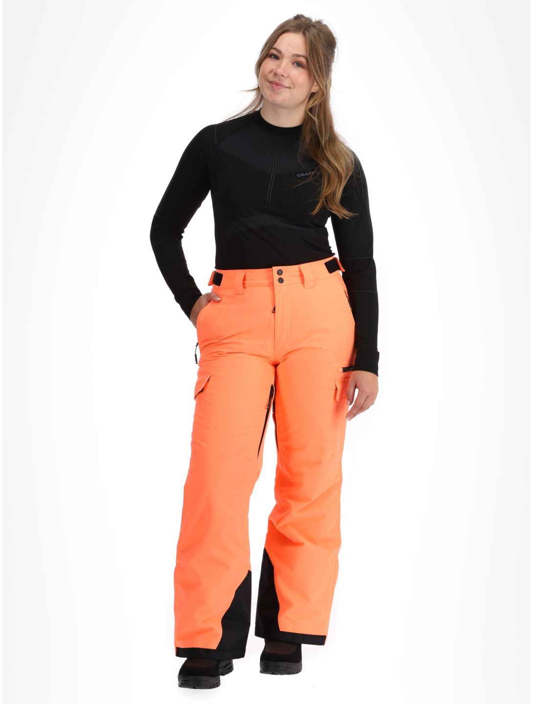 Superdry, Ski Ultimate Rescue pantalones de esquí mujeres Pastelline Coral rosa 