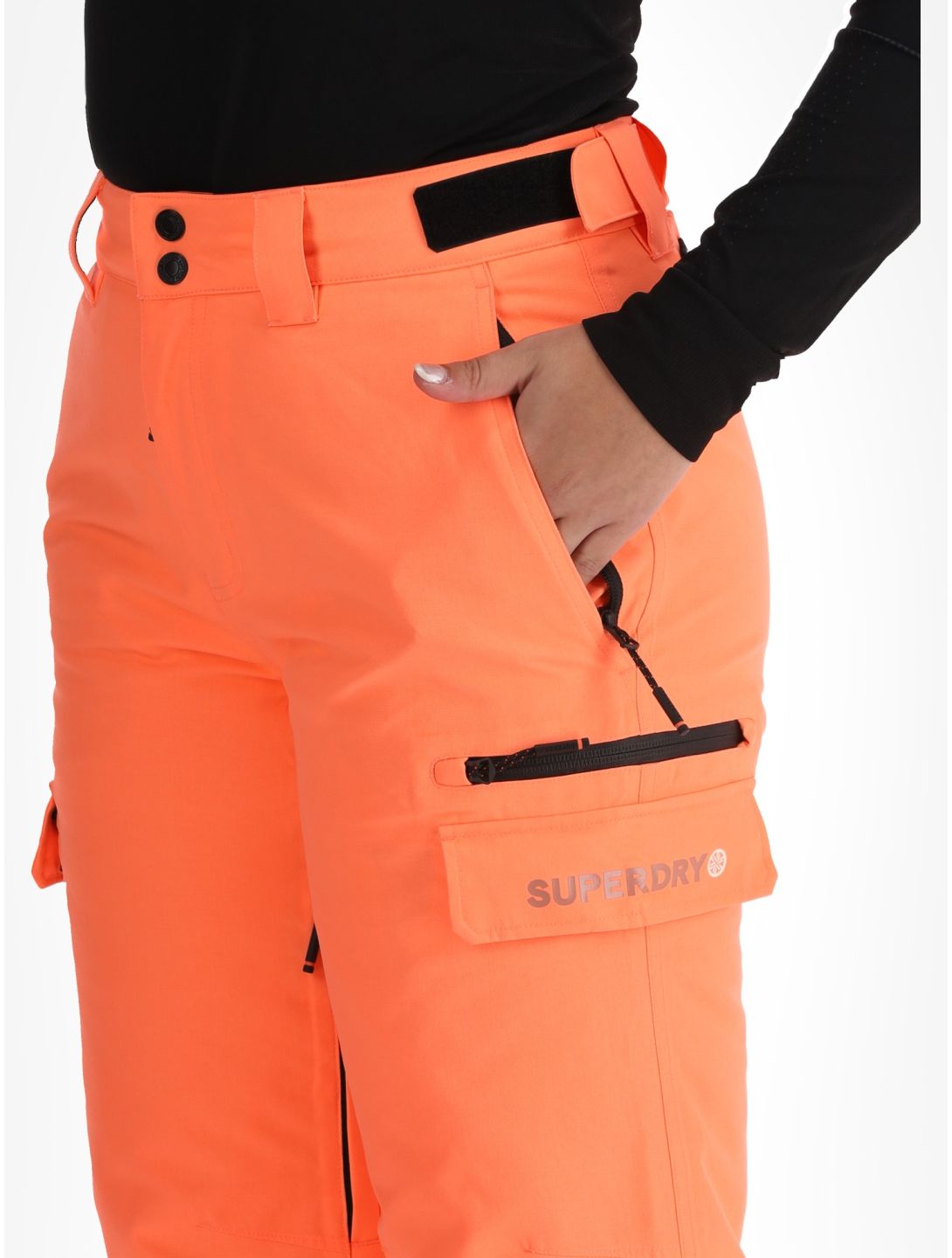 Superdry, Ski Ultimate Rescue pantalones de esquí mujeres Pastelline Coral rosa 