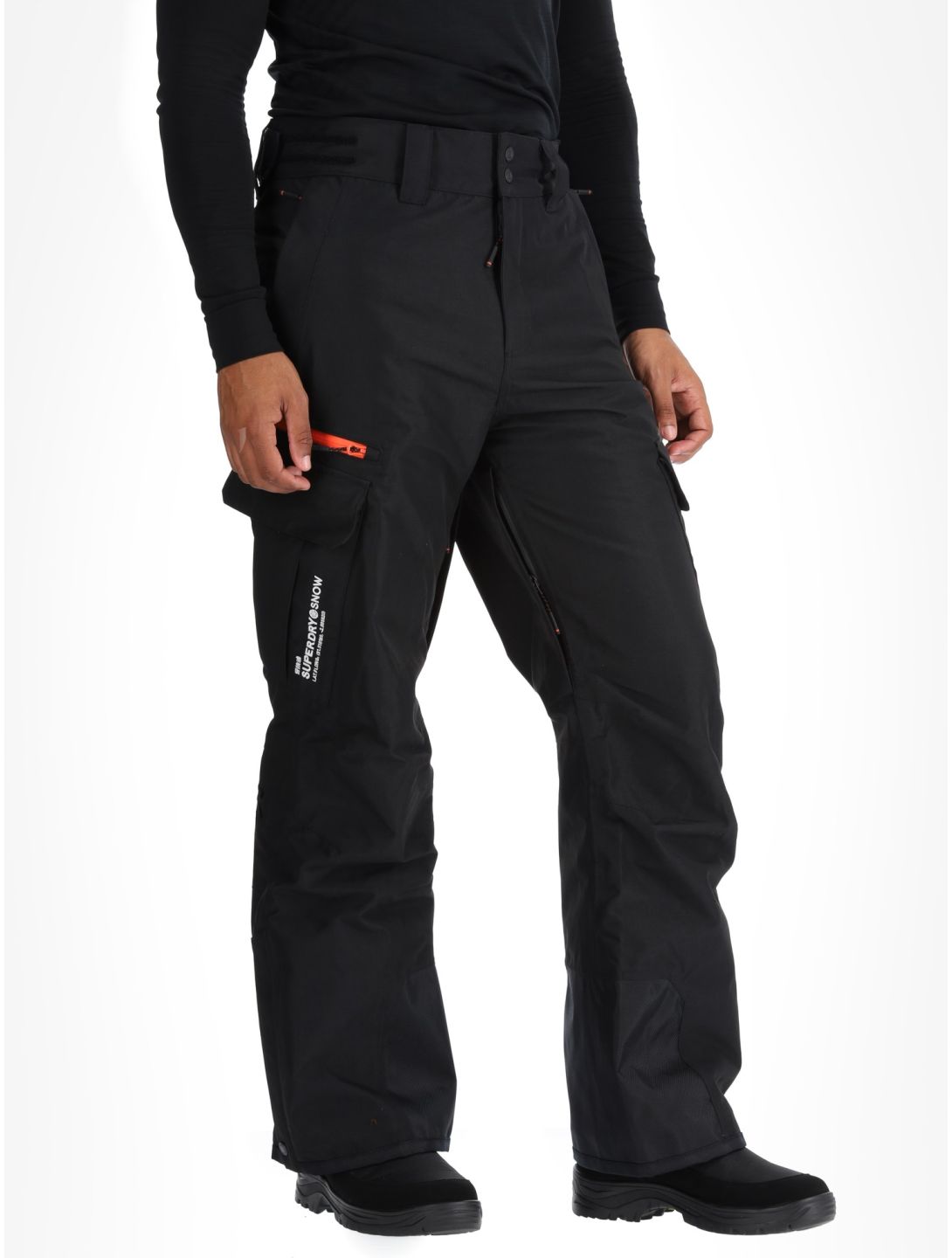 Superdry, Ski Ultimate Rescue pantalones de esquí hombres Black negro 