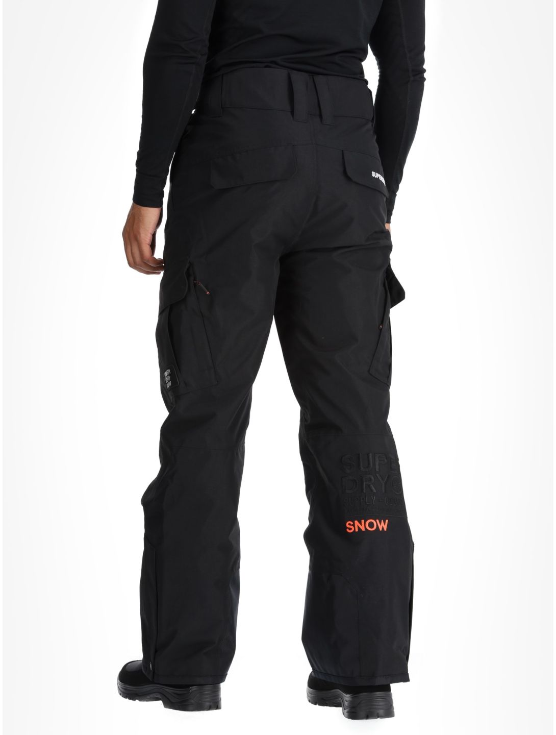 Superdry, Ski Ultimate Rescue pantalones de esquí hombres Black negro 