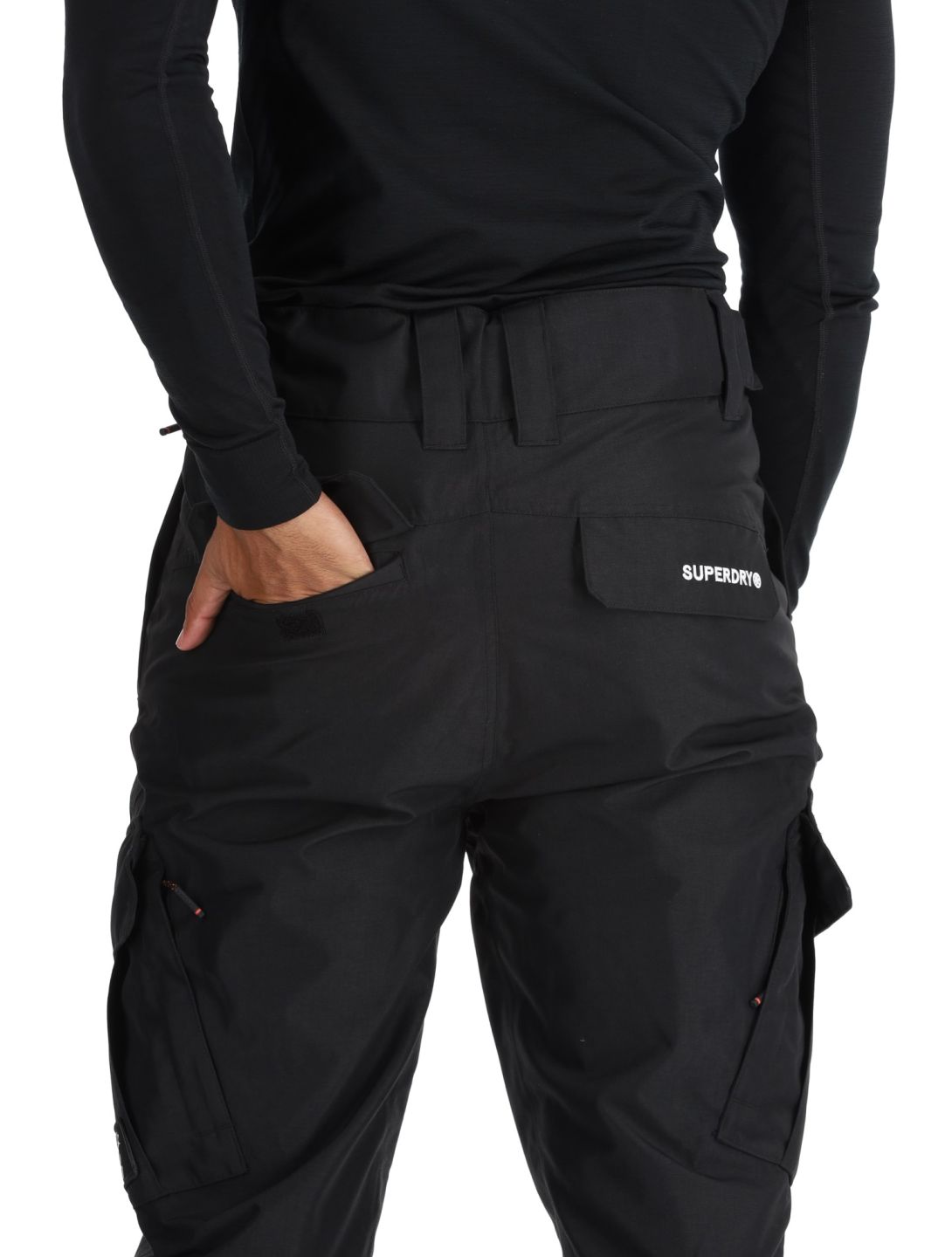 Superdry, Ski Ultimate Rescue pantalones de esquí hombres Black negro 