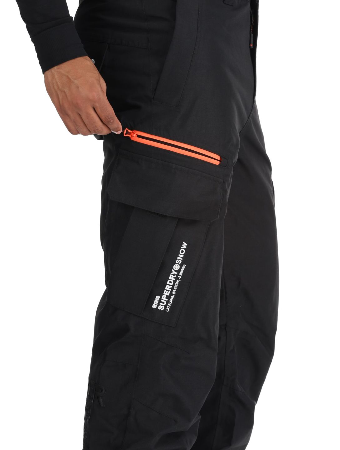 Superdry, Ski Ultimate Rescue pantalones de esquí hombres Black negro 