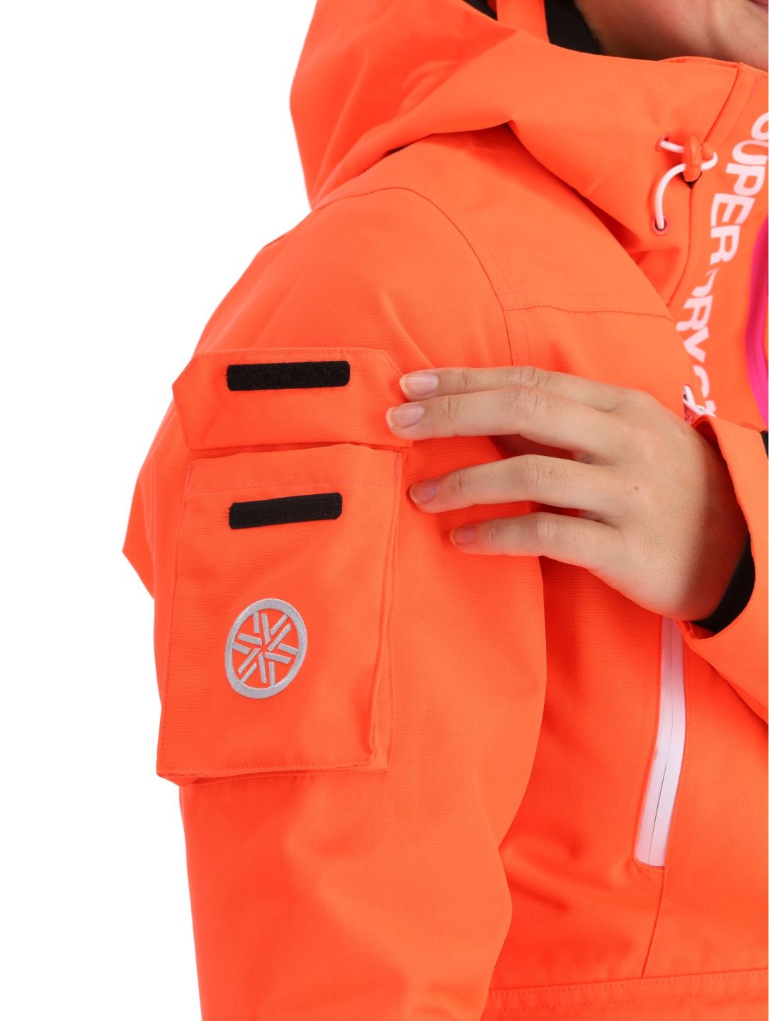 Chaqueta Superdry Snow Ultimate Rescue naranja mujer