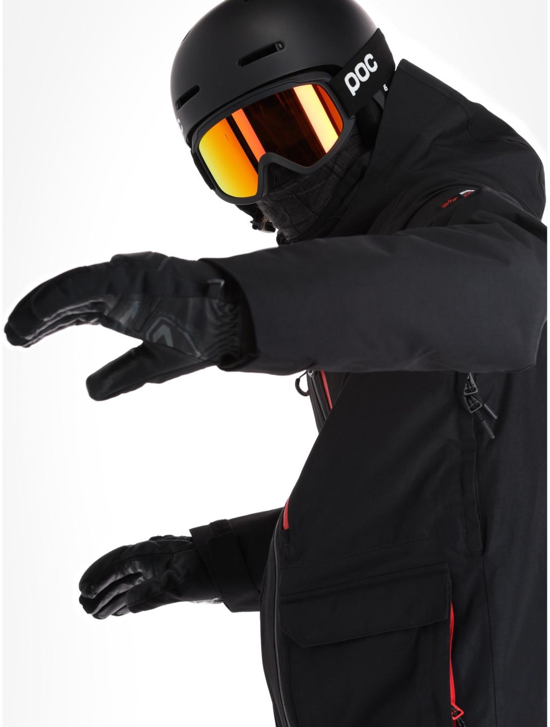 Superdry, Ski Ultimate Rescue chaqueta de esquí hombres Black negro 