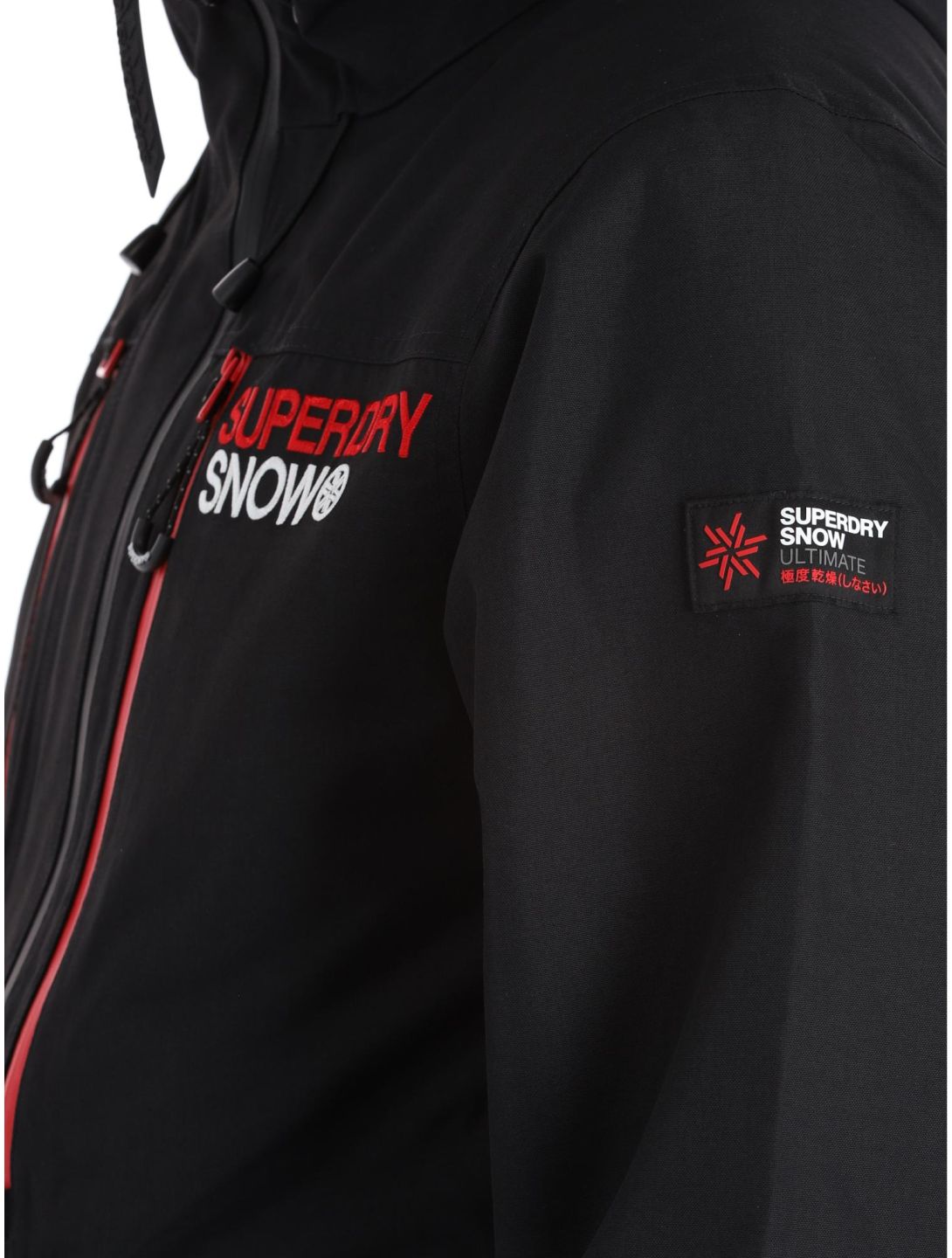 Superdry, Ski Ultimate Rescue chaqueta de esquí hombres Black negro 