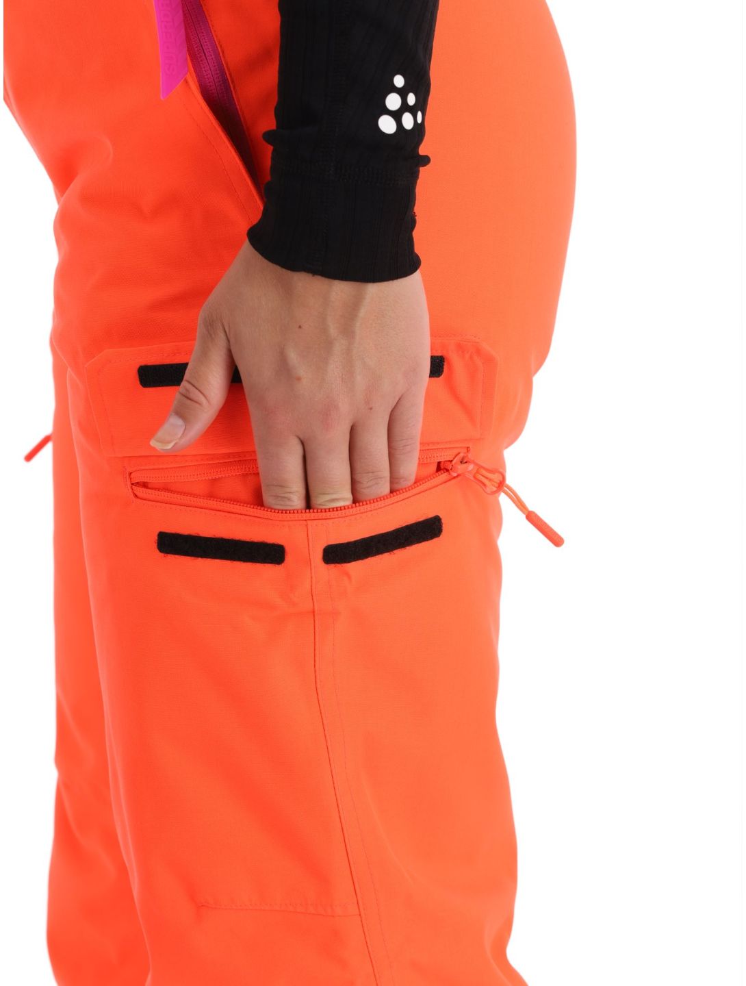 Superdry, Ski Ultimate Rescue pantalones de esquí mujeres Hyper Fire Coral naranja 