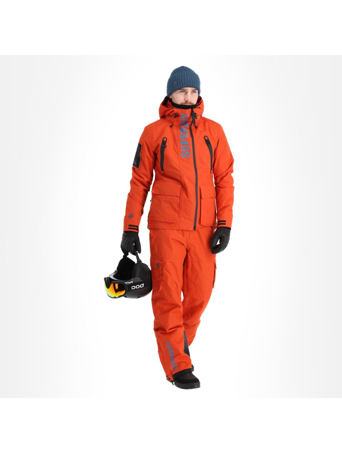 Hombre – Chaqueta de nieve Ultimate Rescue en Naranja Hyper Superdry ES