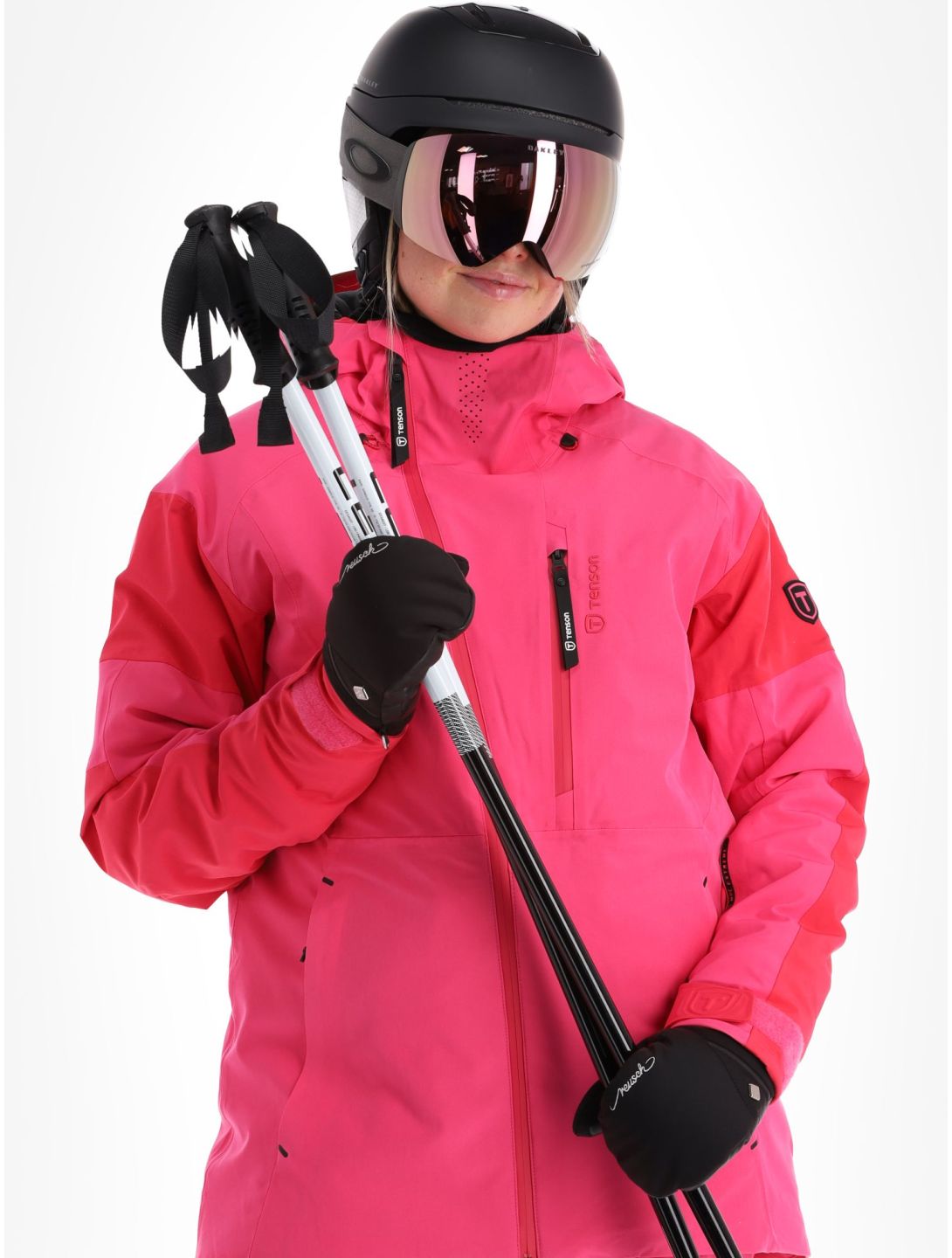 Tenson, Aerismo Ski chaqueta de esquí mujeres Fuchsia Purple rojo 