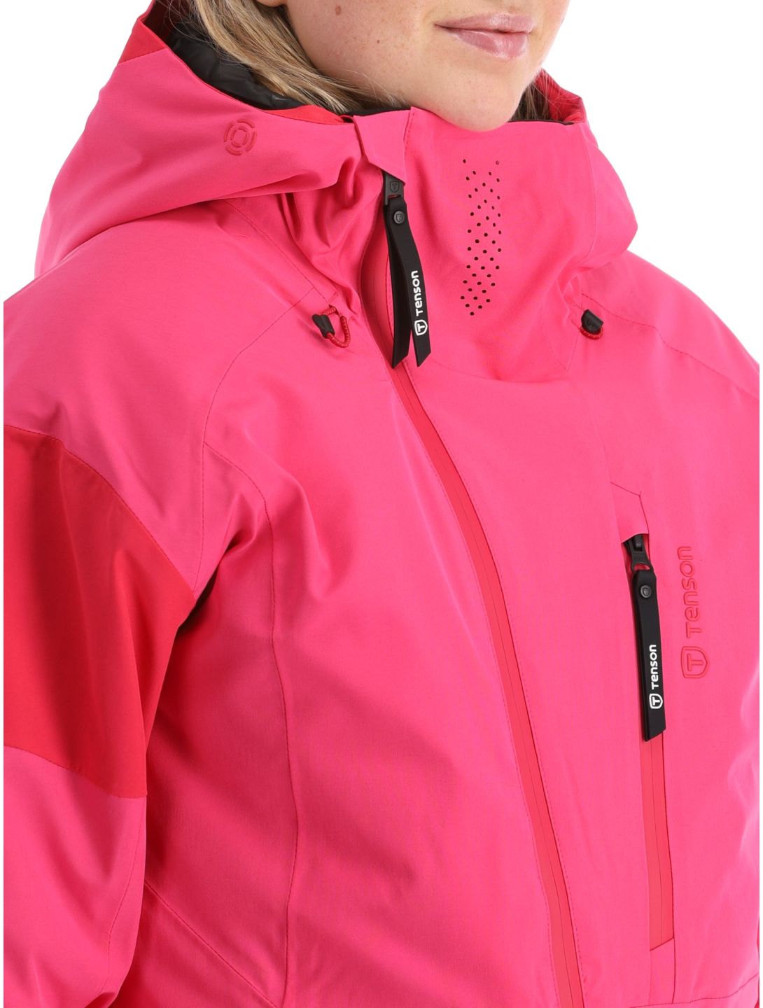 Tenson, Aerismo Ski chaqueta de esquí mujeres Fuchsia Purple rojo 