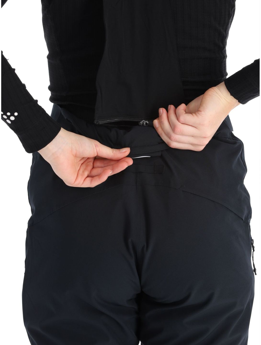 Tenson, Aerismo Ski pantalones de esquí mujeres Black negro 