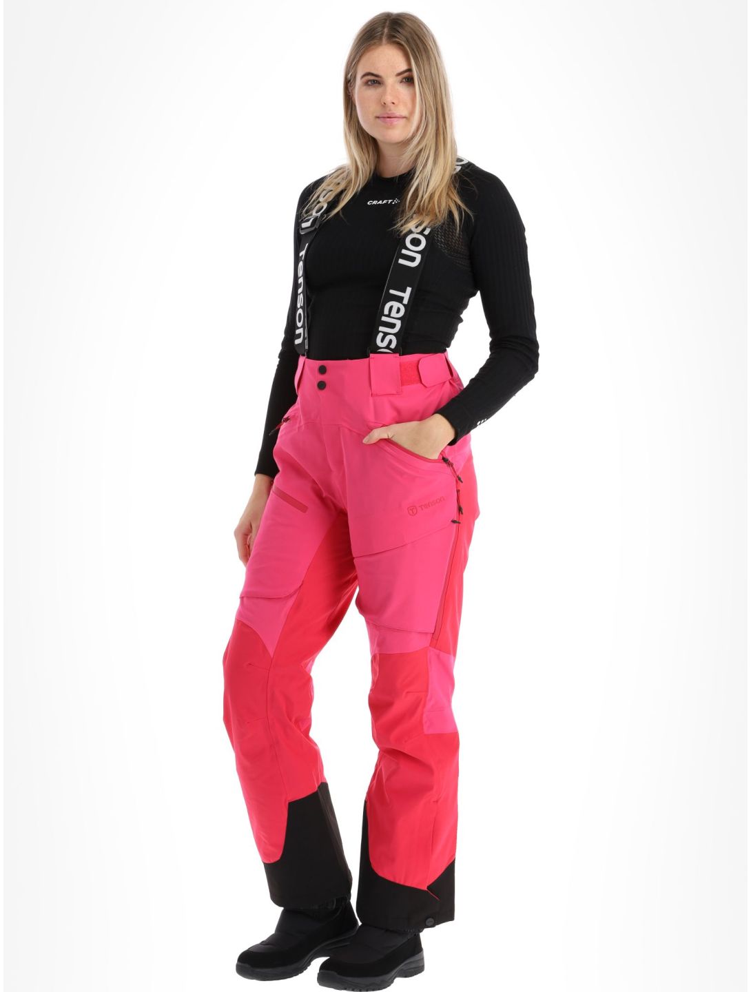 Tenson, Aerismo pantalones de esquí mujeres Cerise rosa 