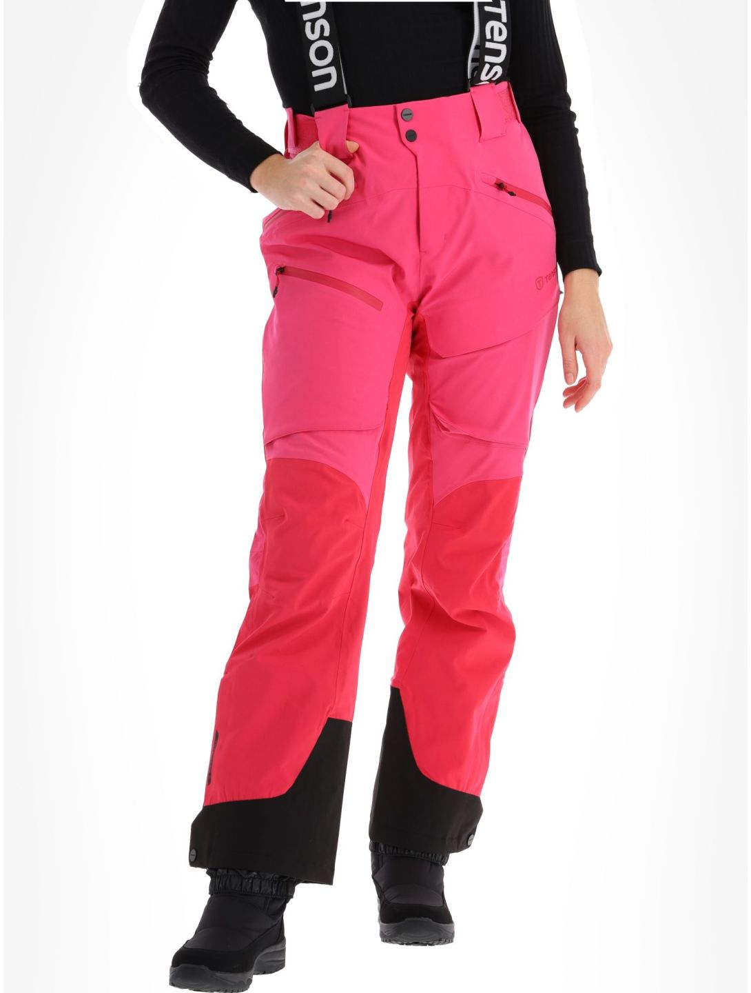 Tenson, Aerismo pantalones de esquí mujeres Cerise rosa 