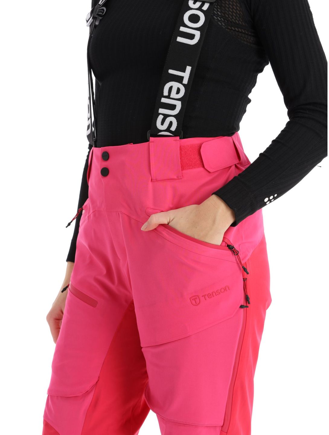 Tenson, Aerismo pantalones de esquí mujeres Cerise rosa 